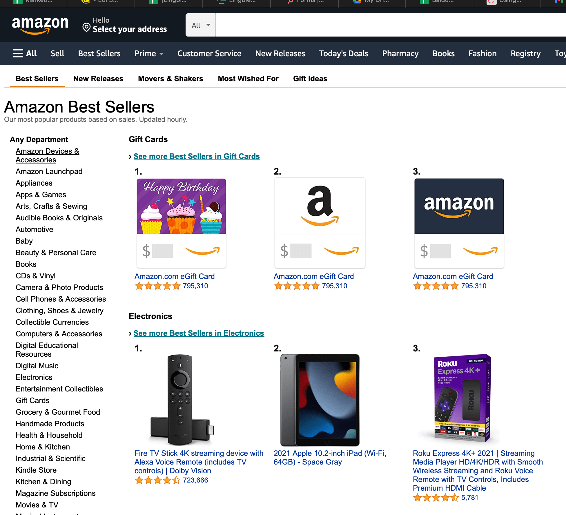 amazon best selling product scraper