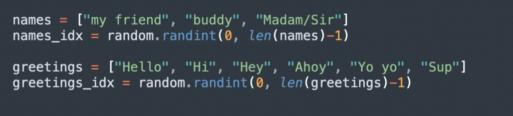 python functions