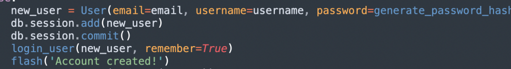 flask login