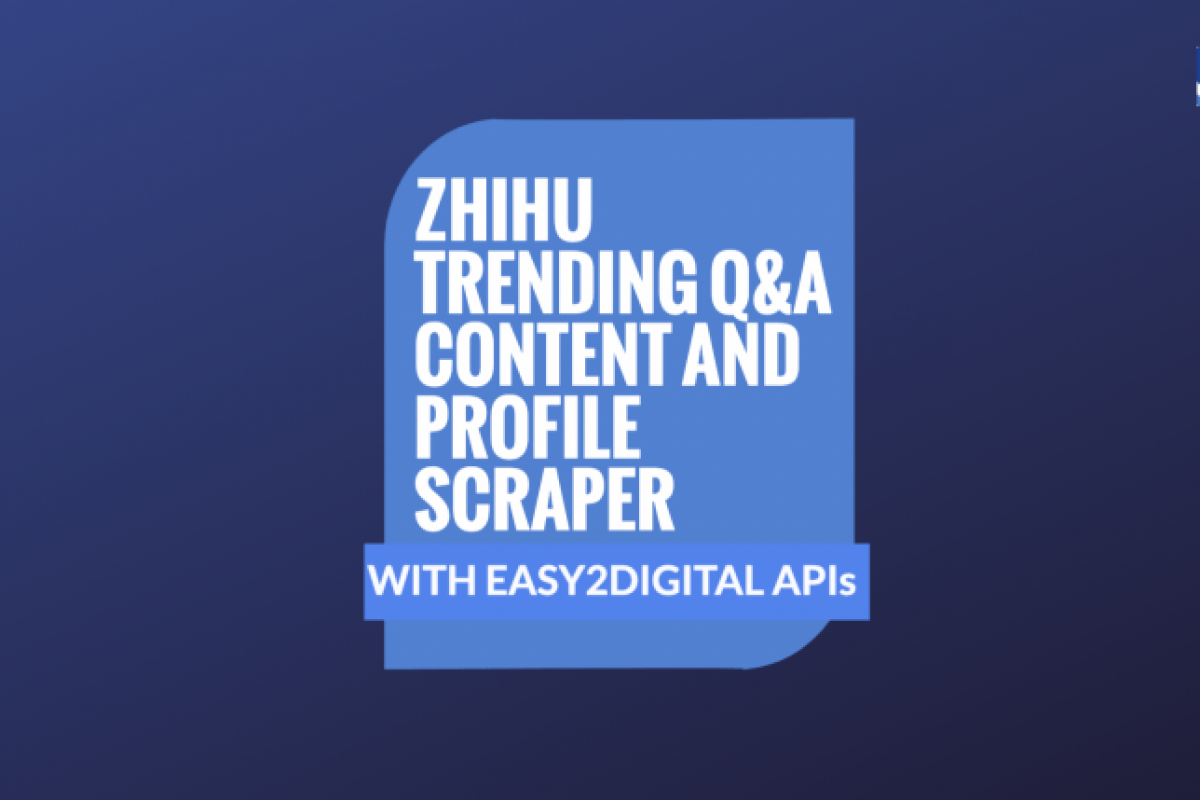 Zhihu Bot & Scraper – Scarpe Top, Tendance Q&A, Blogger Content