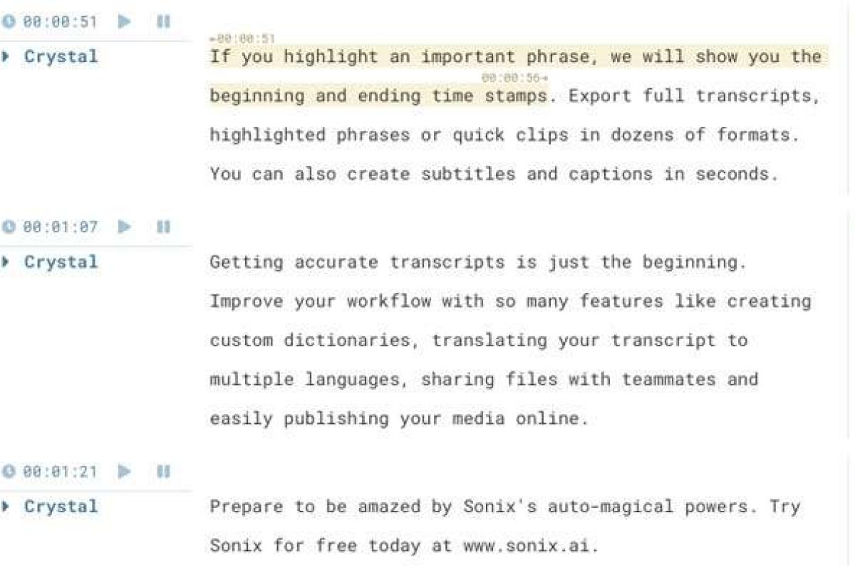 Rationalisez votre flux de travail avec la transcription de Sonix AI: dites au revoir aux transcriptions manuelles