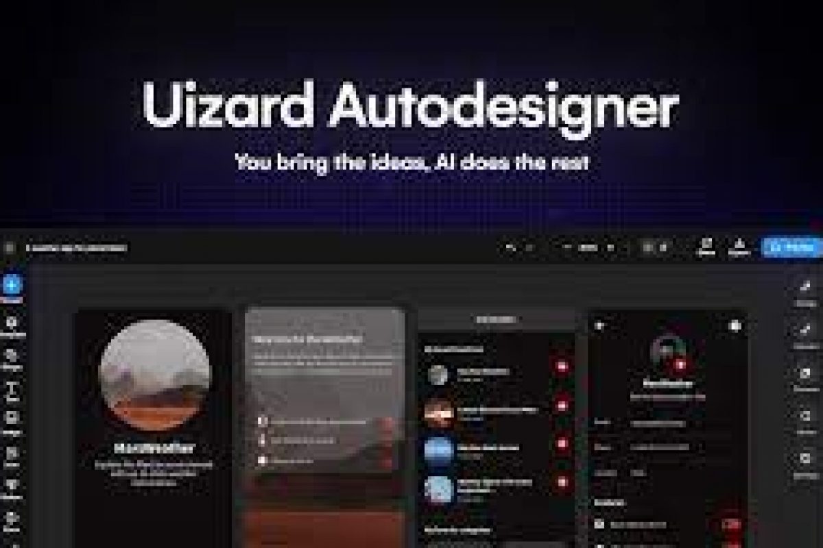 Uizard Autodesigner AI 디자인 도구로 디자인 워크 플로우를 간소화하십시오.