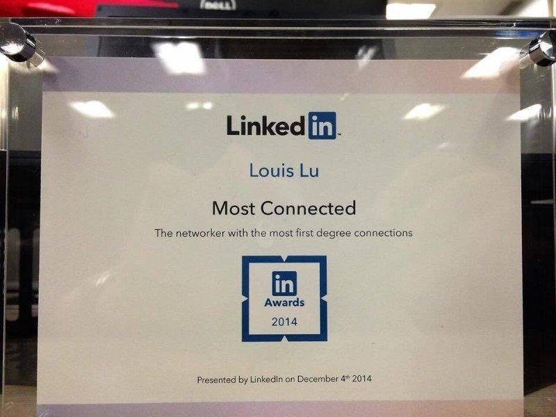most connected linkedin 2014