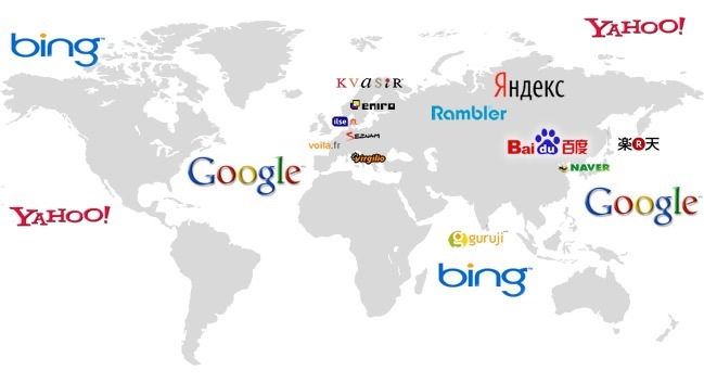 asia search engine map