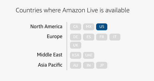 Amazon live