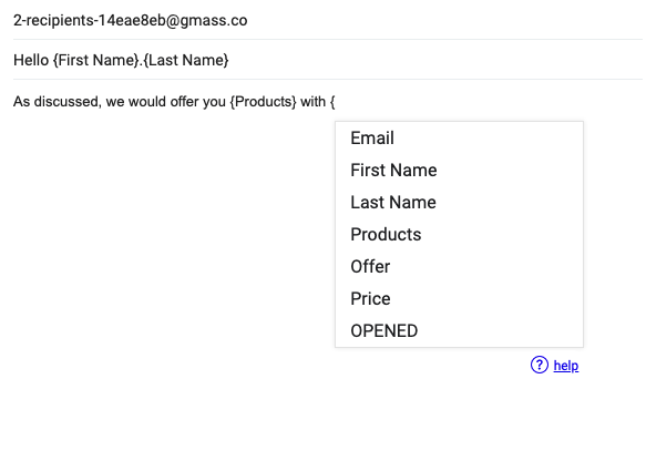 gmass email