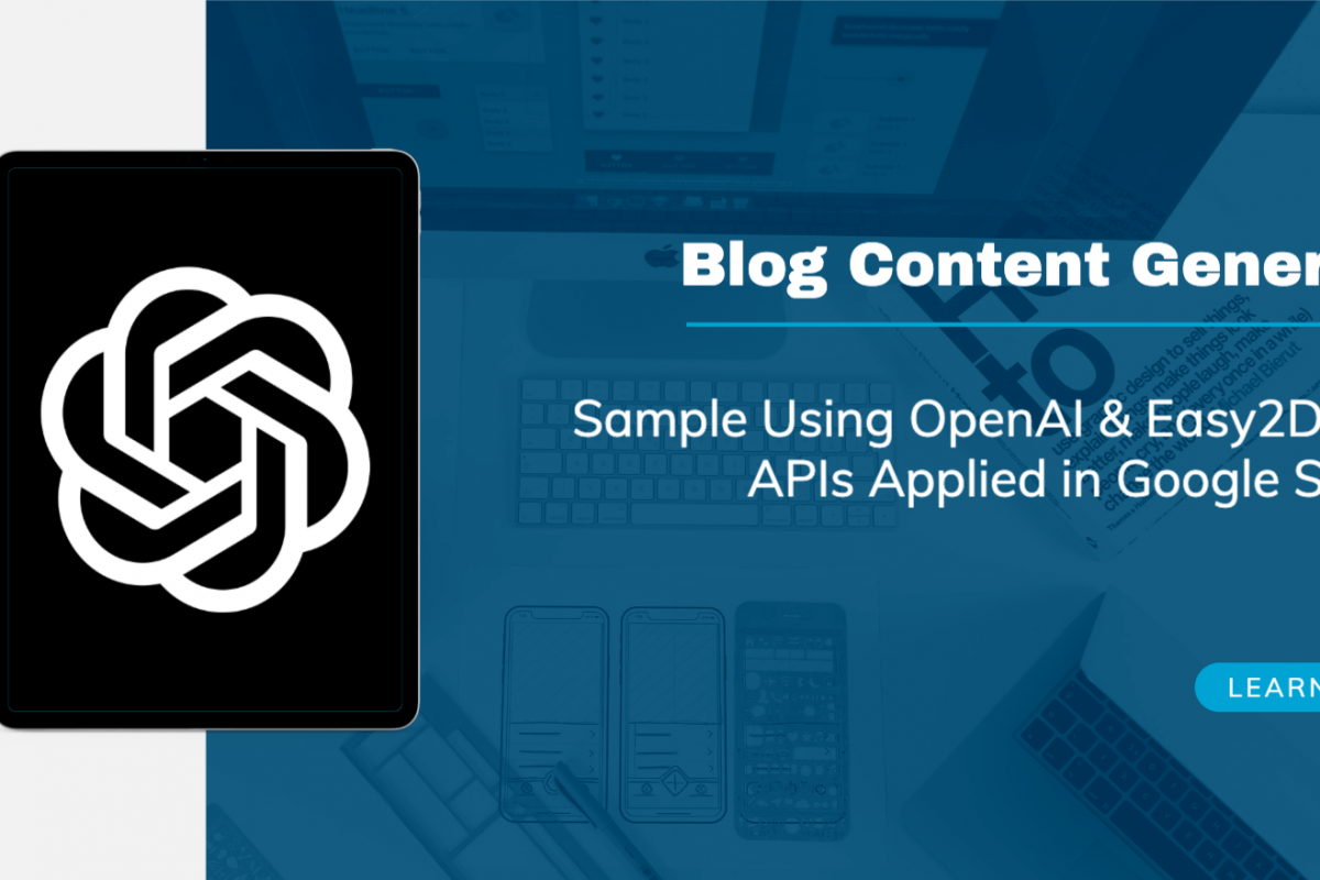 Chapter 72 – Build a Blog Content Generator Using OpenAI GPT3 and Easy2Digital API