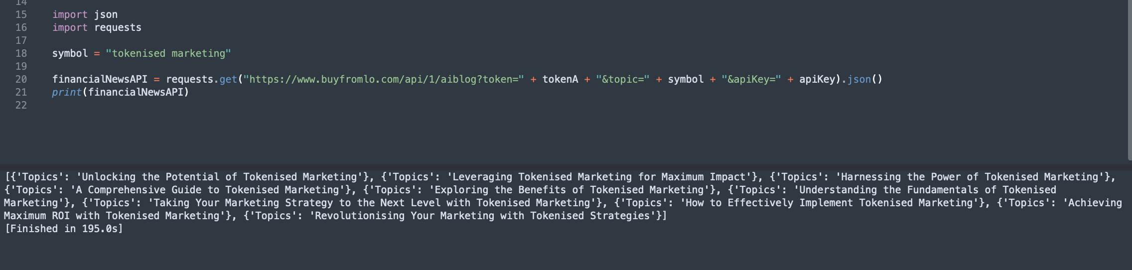 blog content generator