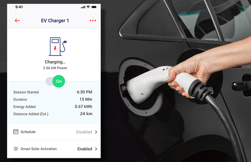 SolarEdge EV charging station